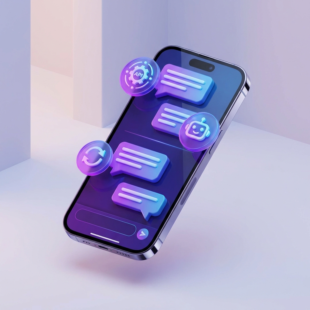 WhatsApp API Hero Illustration